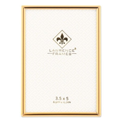 Bilderrahmen 8,9 x 12,7 cm Gold-Metall Lawrence Frames 670035 goldfarben