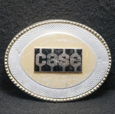 WH09169 AWESOME VINTAGE 1970s CASE LOGO HEAVY EQUIPMENT MENS BELT BUCKLE