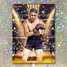 Harry Greb Holographic Ring Master Art Card 01/10 Starpop Signed Boxing Print