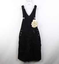 Deadstock Vtg 90s Streetwear Womens Medium Baggy Denim Jean Shortalls Overalls