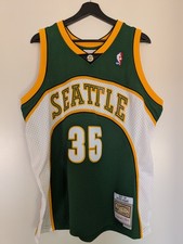Kevin Durant Seattle SuperSonics NBA Jersey Mitchell and Ness Hardwood Classics