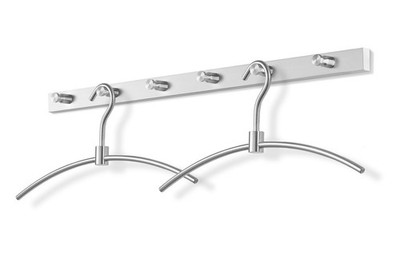ZACK Edelstahl Garderobenleiste ACCOLO 60 cm Wandgarderobe Garderobe 50662