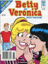 Betty and Veronica Digest Canadian Price Variant #65 VG 1993 Stock Image