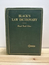 Blacks Law Dictionary Revised Fourth 4th Edit...