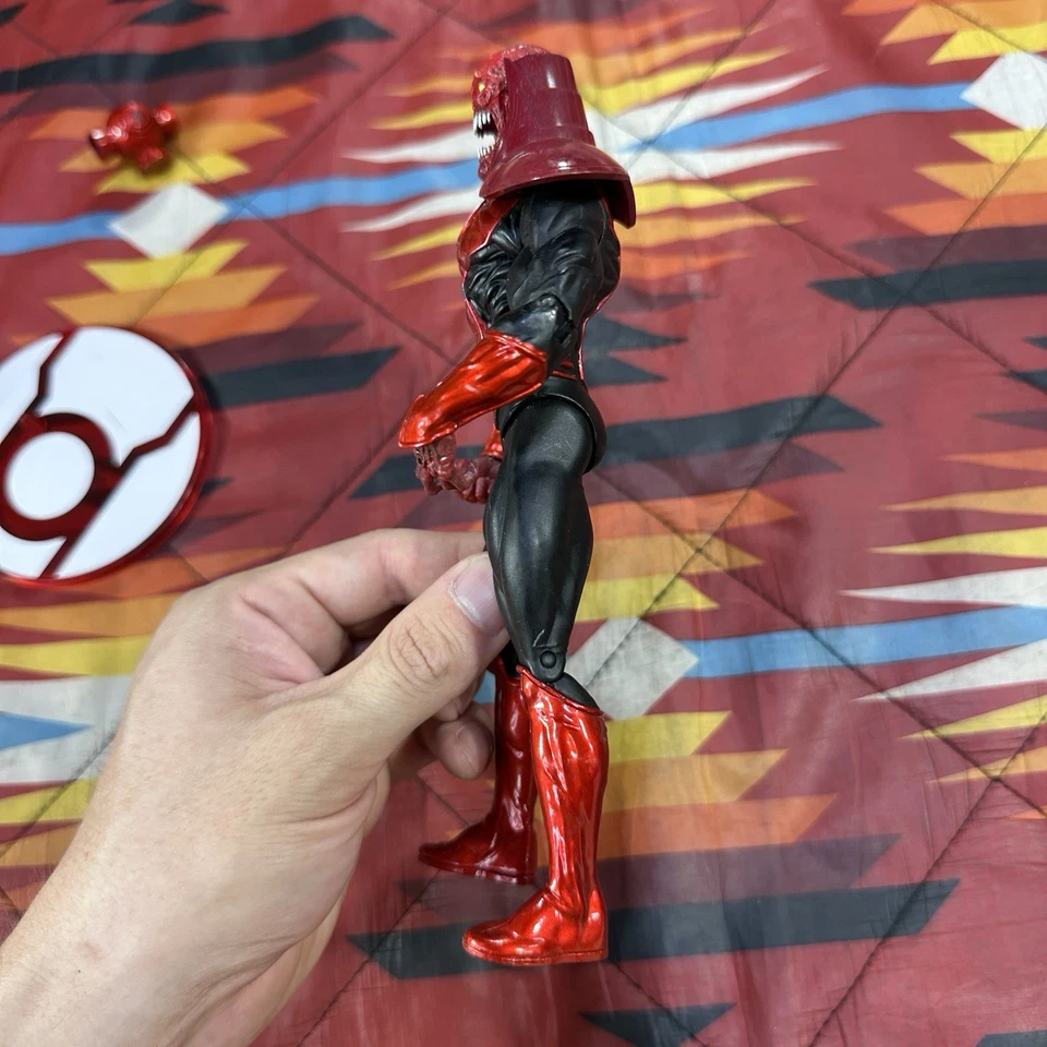 Boneco de ação DC Direct Blackest Night Series 1 Red Lantern Atrocitus 7” polegadas - Imagem 4 de 4