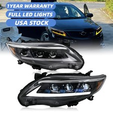 Full Led Projector Headlights Assembly For Toyota Corolla 2011-2013 Front Lamps