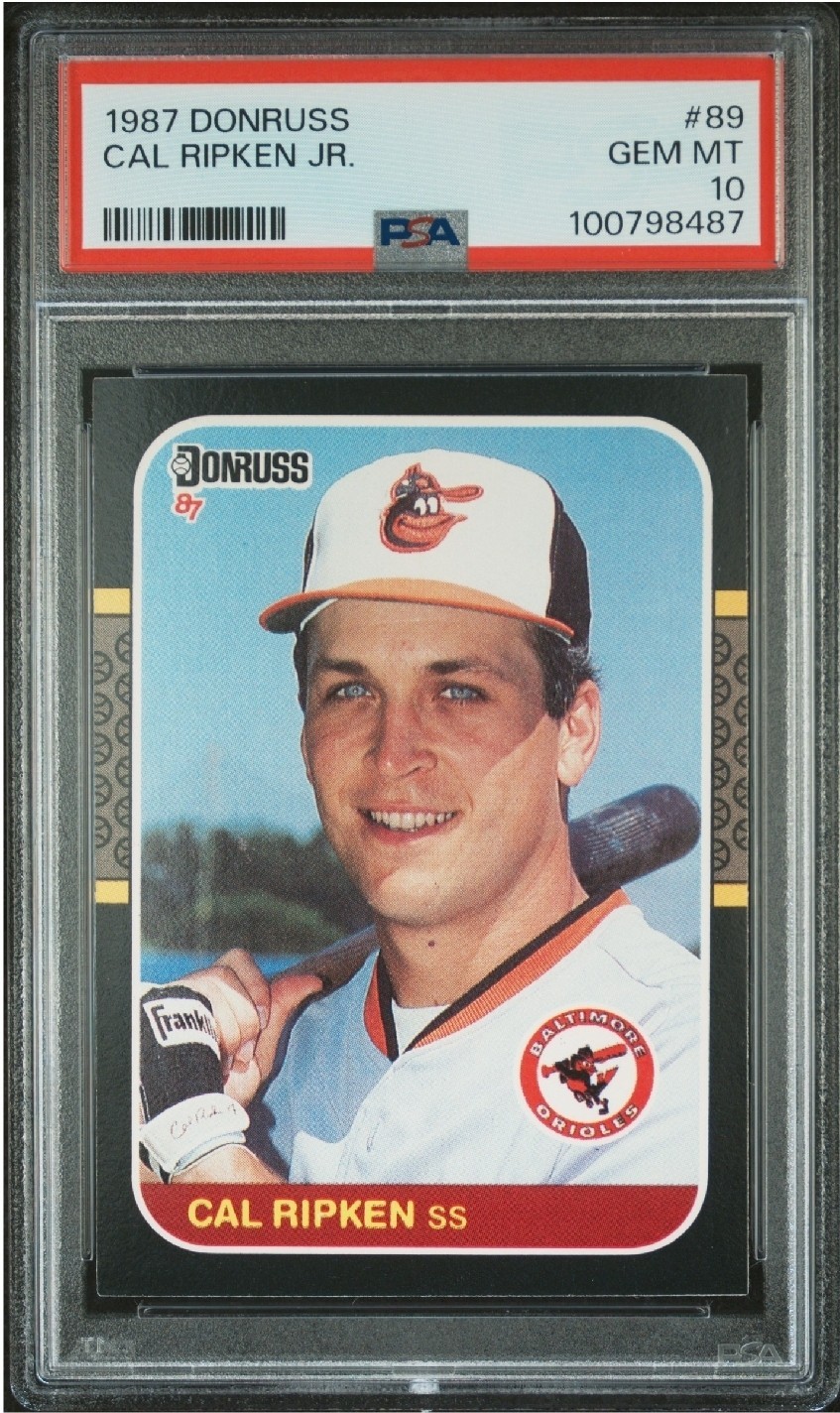 Cal Ripken Jr. 1987 Donruss #89 PSA 10 GEM MINT Orioles HOF Iron Man Tough Card!