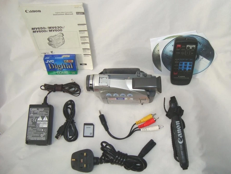 Canon MV630i Camcorder MiniDV Tape Video. DV/AV-in. VGC.1-yr warranty. - Image 2 of 4