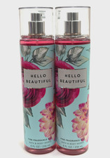 2x Bath  Body Works Hello Beautiful Fragrance Mist 8 oz / 236 ml