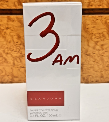 3AM Sean John MEN Cologne Eau De Toilette Spray 3.4oz / 100ml NIB Sealed