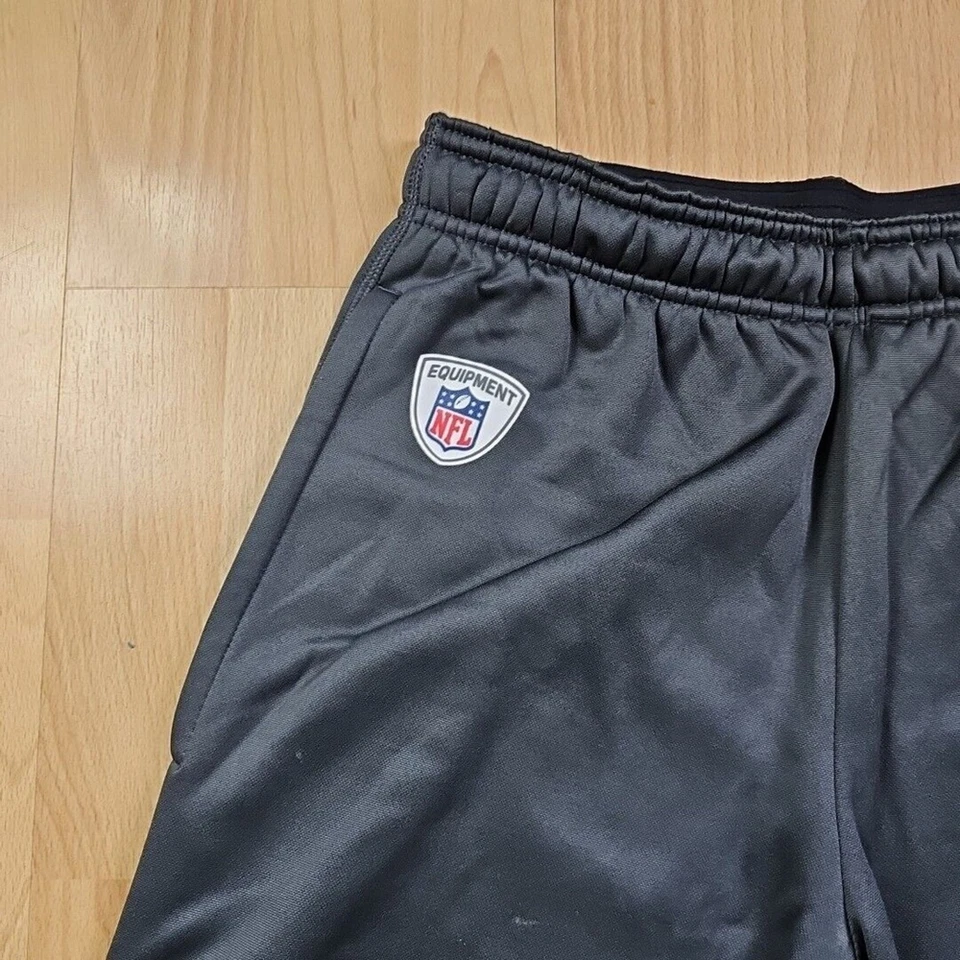 Pantalones deportivos Chicago Bears Nike para hombre pequeños grises Dri Fit fútbol americano entrenamiento NFL Foto 3 de 4