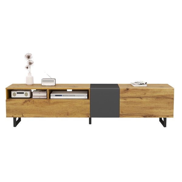 Sonnenh Tv-Schrank Grau 170 X 36 Cm Mit Stauraum Wohnzimmer-image