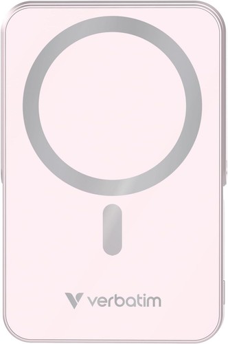 Verbatim Charge 'n' Go MagSafe Power Bank 10,000mAh Pink 15W Magnetic - PD 22W F - 第 2/6 張圖片