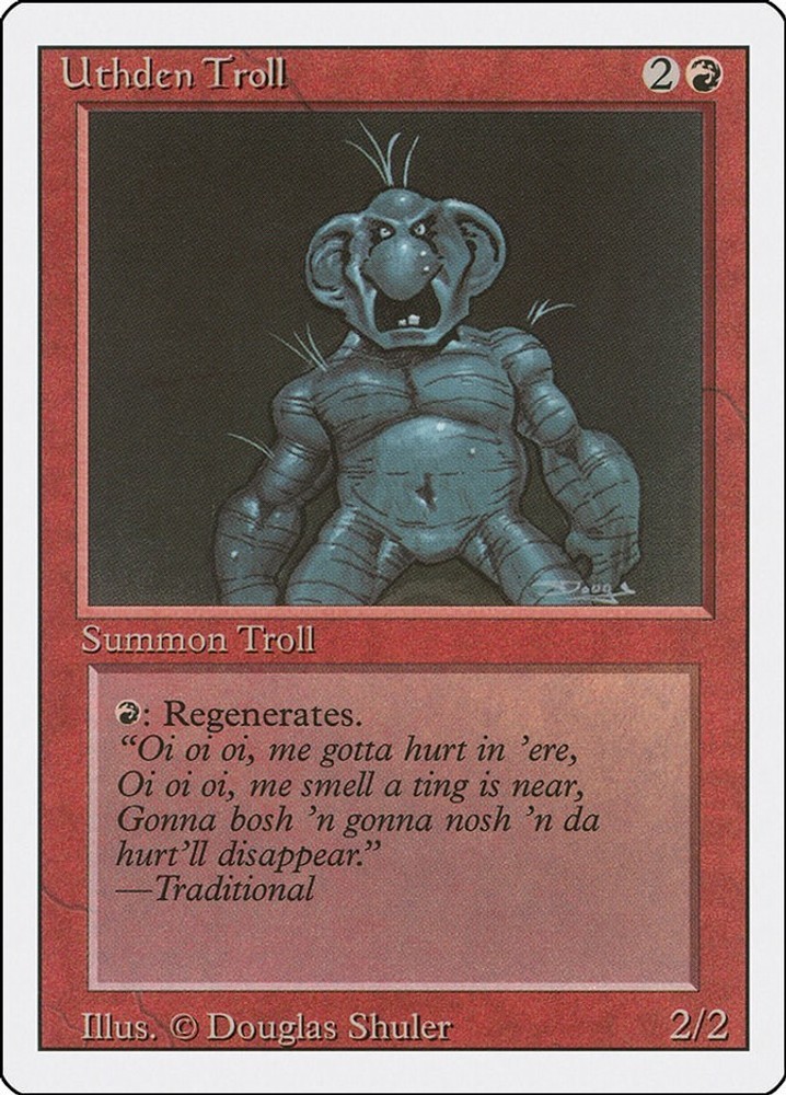 Uthden Troll 3ED - 182 MP Revised Edition Magic