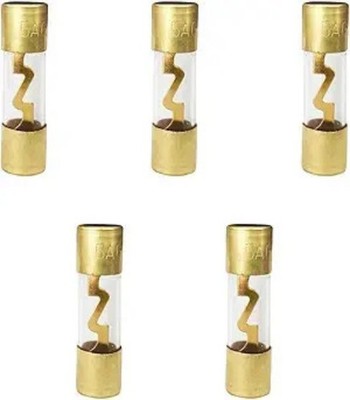 Fuse Gold Plated Glass Inline Car Audio, 5Pack Glass Fuse for Car/A Color: 30A