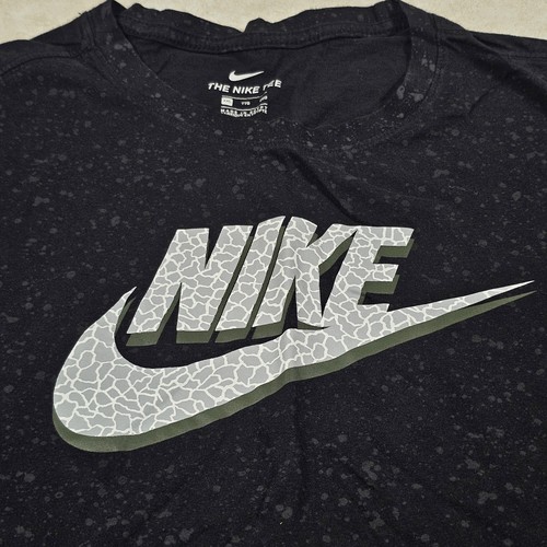 Camiseta Nike Logo Negra Algodón Hombre XXL Usada - Imagen 2 de 8