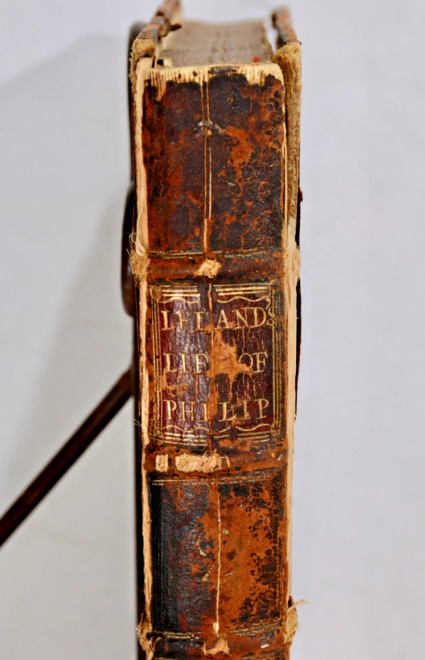 1758 History of the Life and Reign of Philip King of Mace 1st Edit Leland Vol II - Image 3 of 4