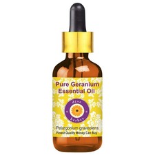 Deve Herbes Pure Geranium Essential Oil Pelargonium Graveolens 10ml