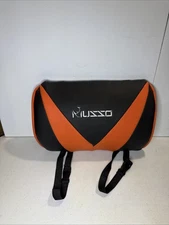 Musso Gaming Chair Replacement Detachable Head/Back Rest Orange Black 14” x 9”