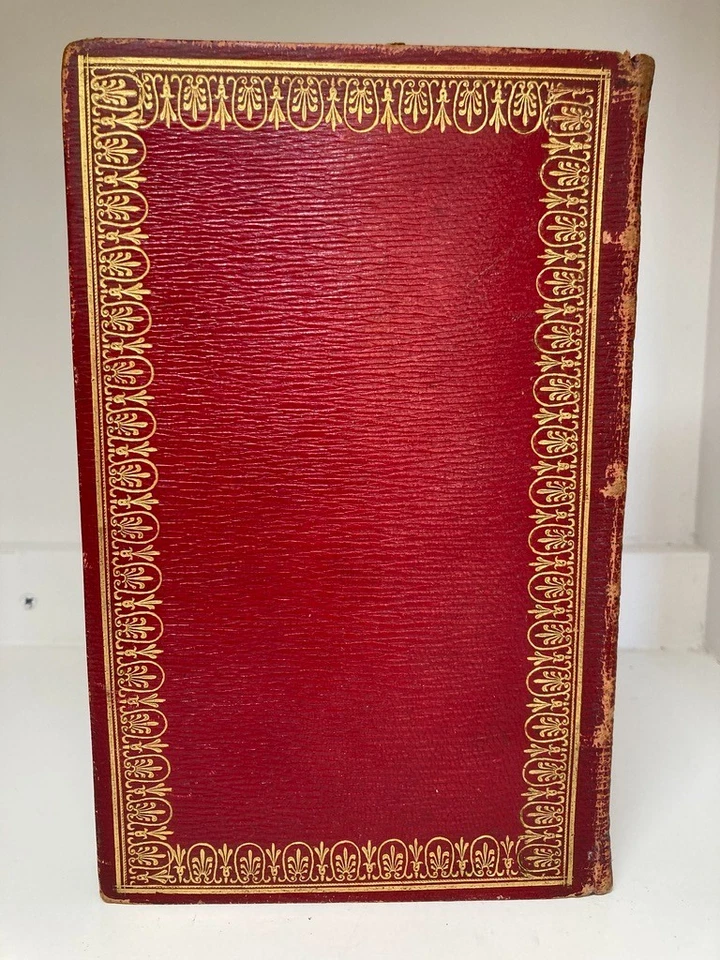1815 Walter Scott ROKEBY — Regency Red Morocco Fine Binding & Scriven Provenance - Image 4 of 4