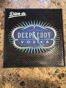 Austin’s Original Deep Eddy Vodka Rubber Bar Spill Mat Square 16x16 Free Ship