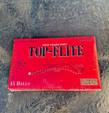 Vintage Spalding Top-Flite High Trajectory Golf Balls Sealed Box of 15