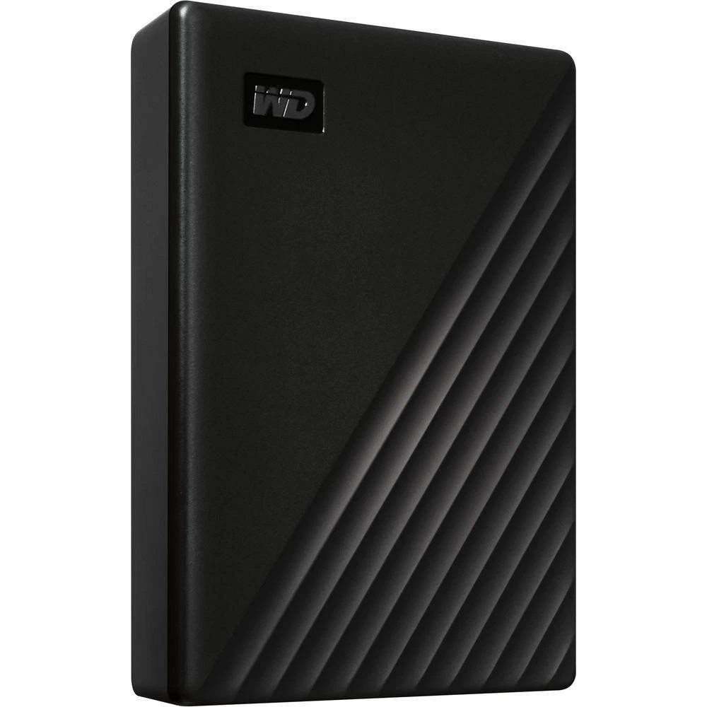 WD My Passport 6TB Black USB 3.2 Gen 1 5Gb/s Micro-B Portable Hard Drive