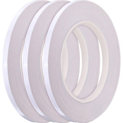 1/4 Inch Quilting Sewing Tape Wash Away Tape, Each 22 Yard (3 3 rolls, White 