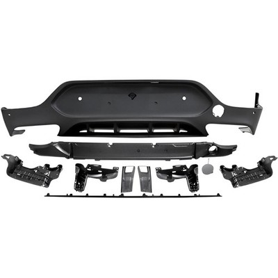 DIEDERICHS 1656258 Blende, Stoßstange hinten für MERCEDES-BENZ GLC Coupe (C253) 
