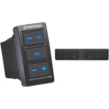 PowerBass XL-650 - 6 Speaker System Bluetooth Powersports Sound Bar with XL-S...