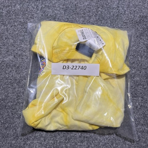 Vtg Santa Cruz NHS T Shirt Mens Medium Yellow Tie Dye Skateboard Long Sleeve Y2K - Picture 10 of 10