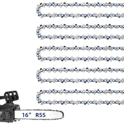 5 Pack 16 Inch Chainsaw Chain Fit Stihl MS170, MS171, MS180c - 3/8'' LP Pitch...