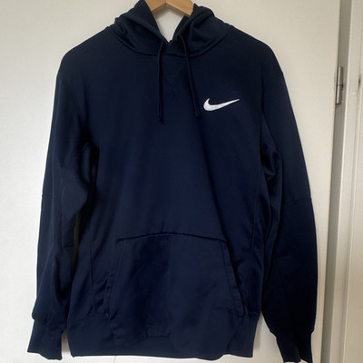 Nike Kapuzenpullover Herren M Schwarz Polyester mit Kapuze und Logo