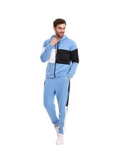 Mens Hooded Tricot Zip Hoodie Joggers Jogging Bottoms Set XXL