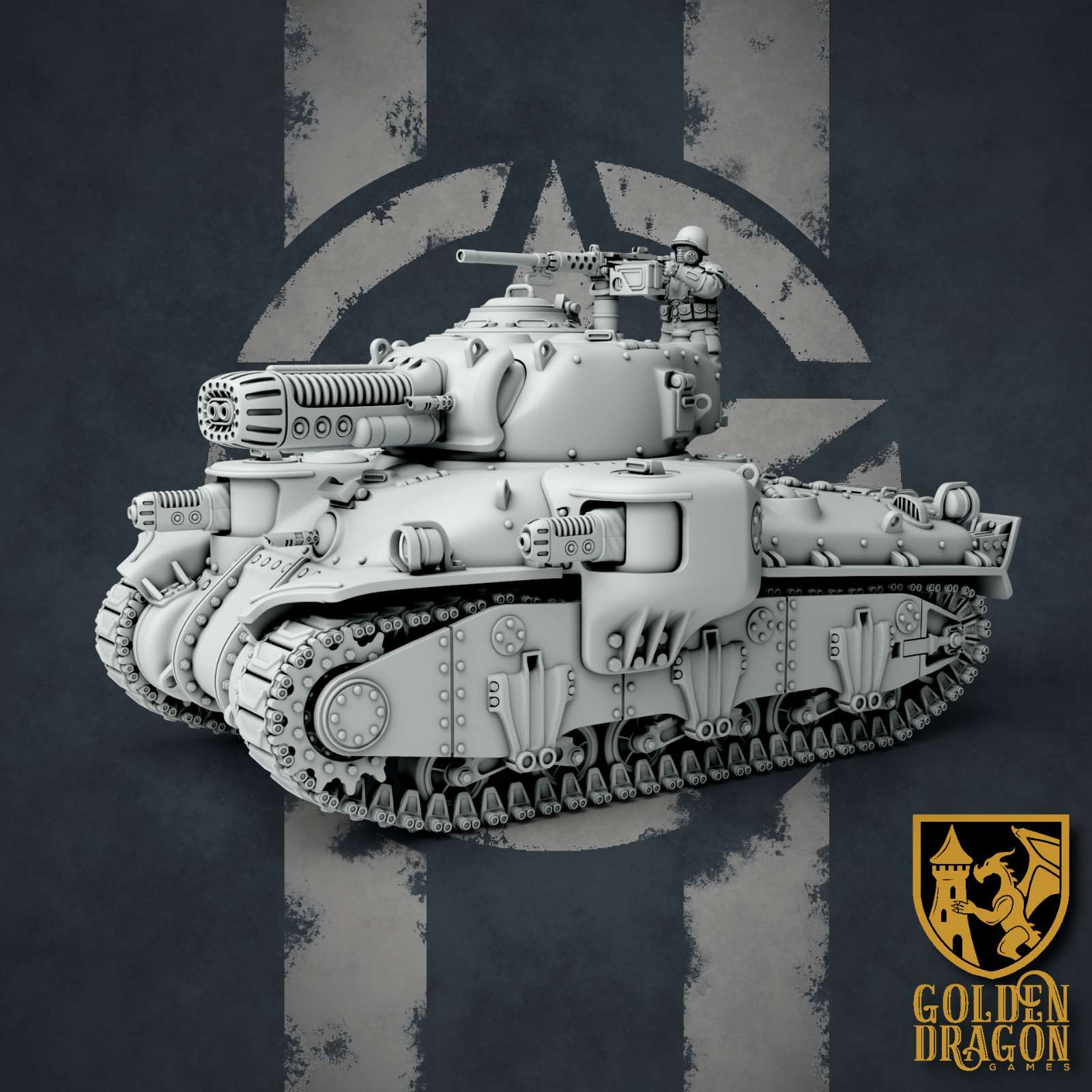 M42A1 Blackbear Medium Tank cadeau idéal pour collectionneur de char miniature militaire