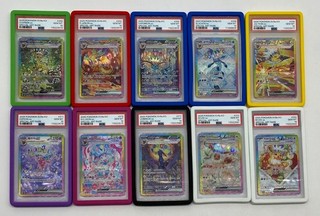 Lot Of (10) PSA 10 2025 Pokemon SV8a Korean SAR Eevee's Evolution Set