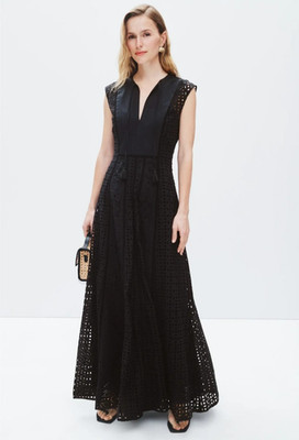Veronica Beard Alina Dress 100% Cotton Size 6 MSRP $698