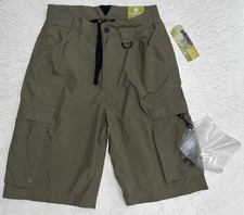 Boy Scouts Of America Centennial Uniform Shorts Adult XS Green Cargo Pouch New