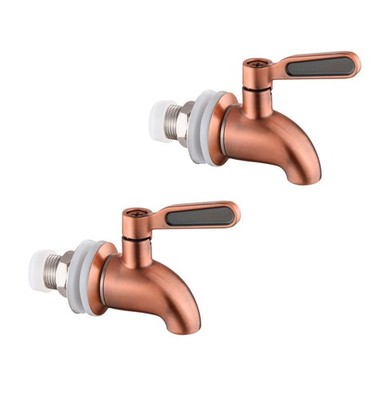 2 Pack Stainless Steel Spigot for Beverage Dispenser,Metal spout for Beverage...