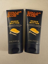 BRAND NEW Lot 2 X 6oz Dollar Shave Club Shave Butter Men's Shaving Cream