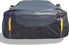 Car Cover Waterproof All Weather, 6 Layers Full Exterior Covers with Zipper