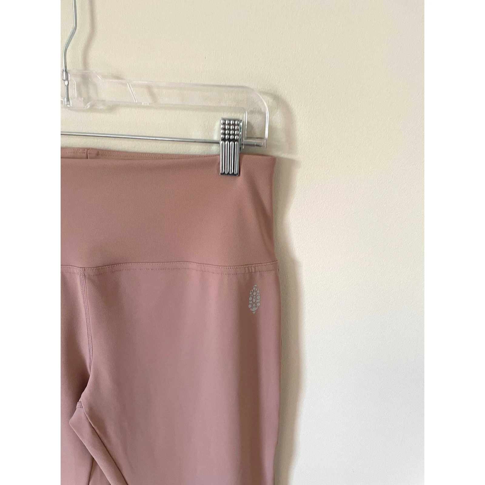 free-people-movement high rise ruched braided leggings