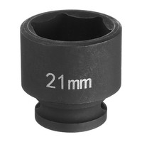 Tiefer Schlagschrauber-SteckschlüSsel, 3/8 Zoll Antrieb, 21 Mm 6-Kant 30 Mm Lang
