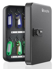 20 Position Key Cabinet with Combination Lock Resettable Black Digital Securi...
