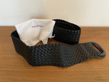 Salvatore Ferragamo Flechtgürtel 90cm Leder ...