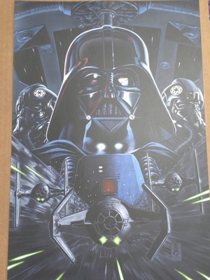 Star Wars Darth Vader A New Hope Final Battle Scene 16'' x 11'' Doctor Aphra Print