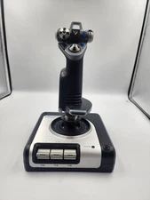FOR PARTS *** Logitech G Saitek X52 USB Flight Control System Windows Joy Stick