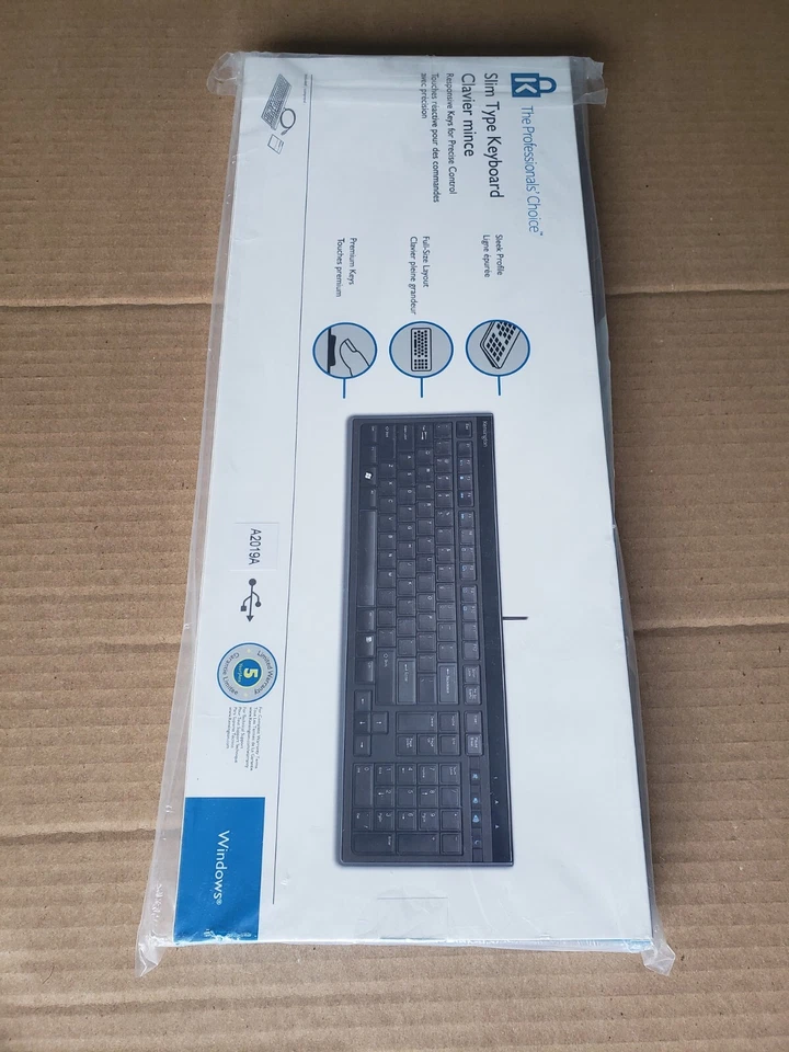 Kensington Slim Type Windows Keyboard - Image 2 of 2
