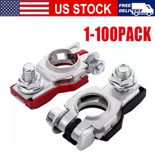 Battery Terminal Connector Top Post Positive Negative Heavy Duty Universal lot