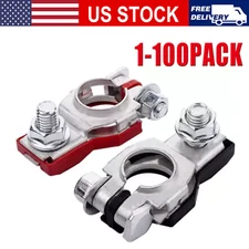 Battery Terminal Connector Top Post Positive Negative Heavy Duty Universal lot